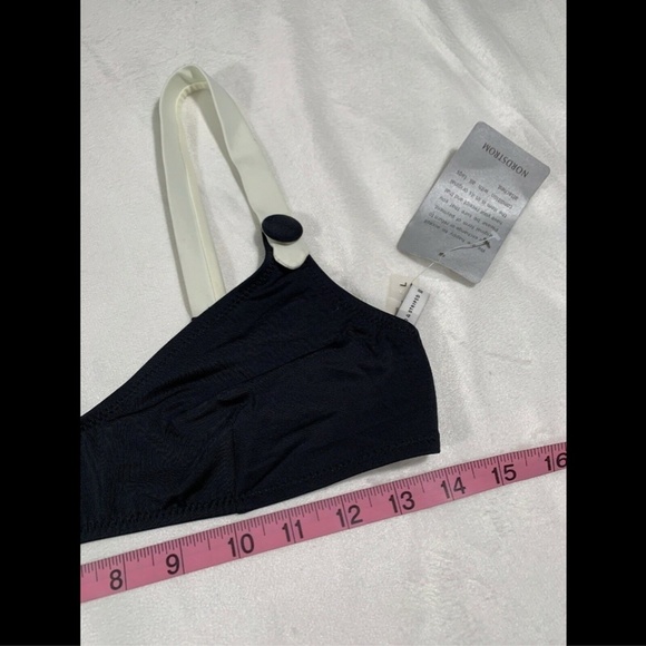 NEW $88 Solid & Striped The Tessa Bikini Top in Black [SZ Large‎ ] - Picture 4 of 8